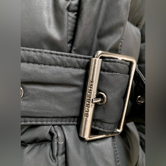 BURBERRY DOWN COAT JACKET PARKA BLACK XS - Picture 8 of 16